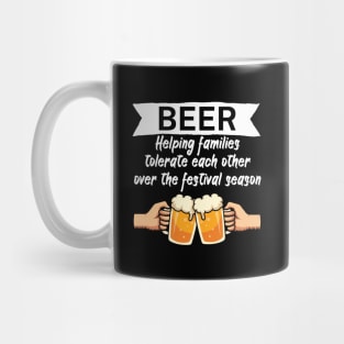 Beer Helping families tolerate each other over the festival season Mug